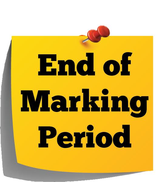 END OF 4TH MARKING PERIOD